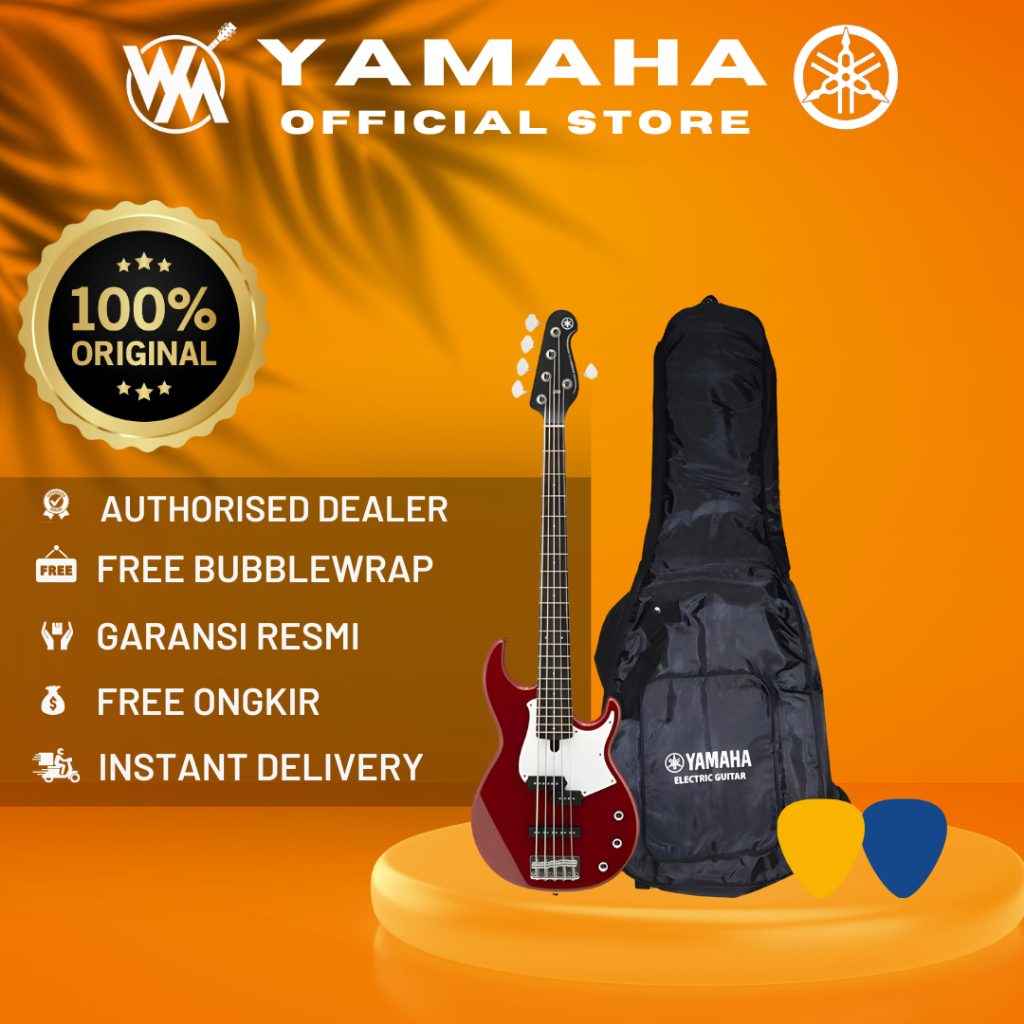 Yamaha BB235 / BB 235 - RR+ Softcase & 2pick