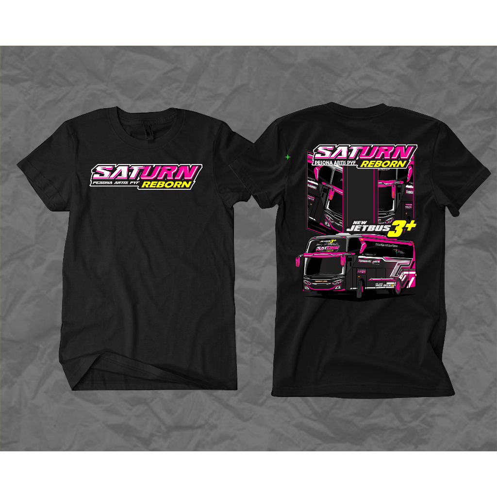 KAOS BUS TUNGGAL JAYA (SATURN REBON) KAOS DEWASA DAN ANAK