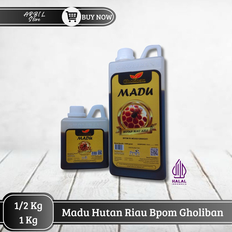 

Madu Riau Bpom Gholiban 1/2 kg & 1 kg 100% Original