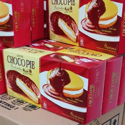 

Lottle Chocopie Marsmallow Isi 6Pcs