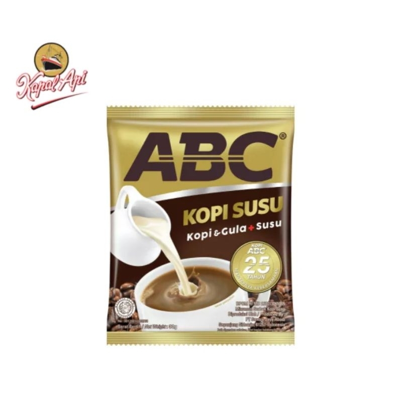 

Kopi Susu ABC 1 Renteng (10 pcs x 30 g)