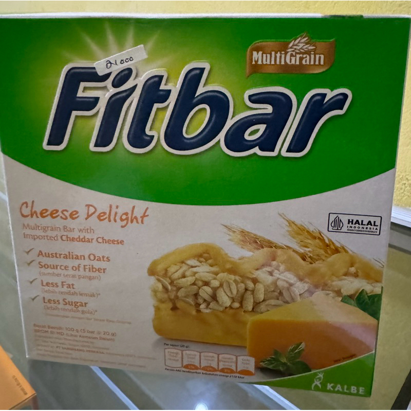 

Fitbar cheese 5x20 g