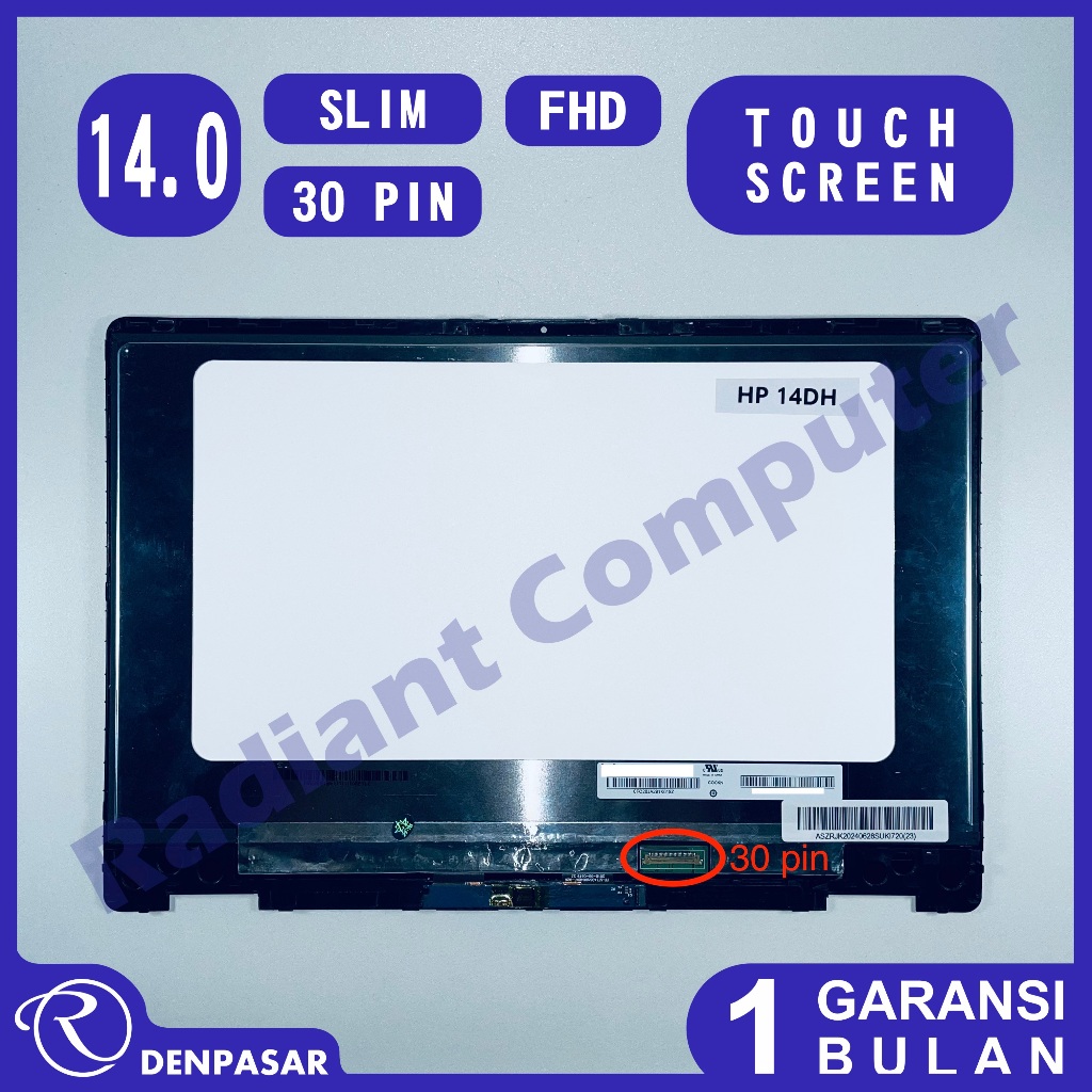 LCD LED Touchscreen HP Pavilion X360 14M-DH 14-DH FHD