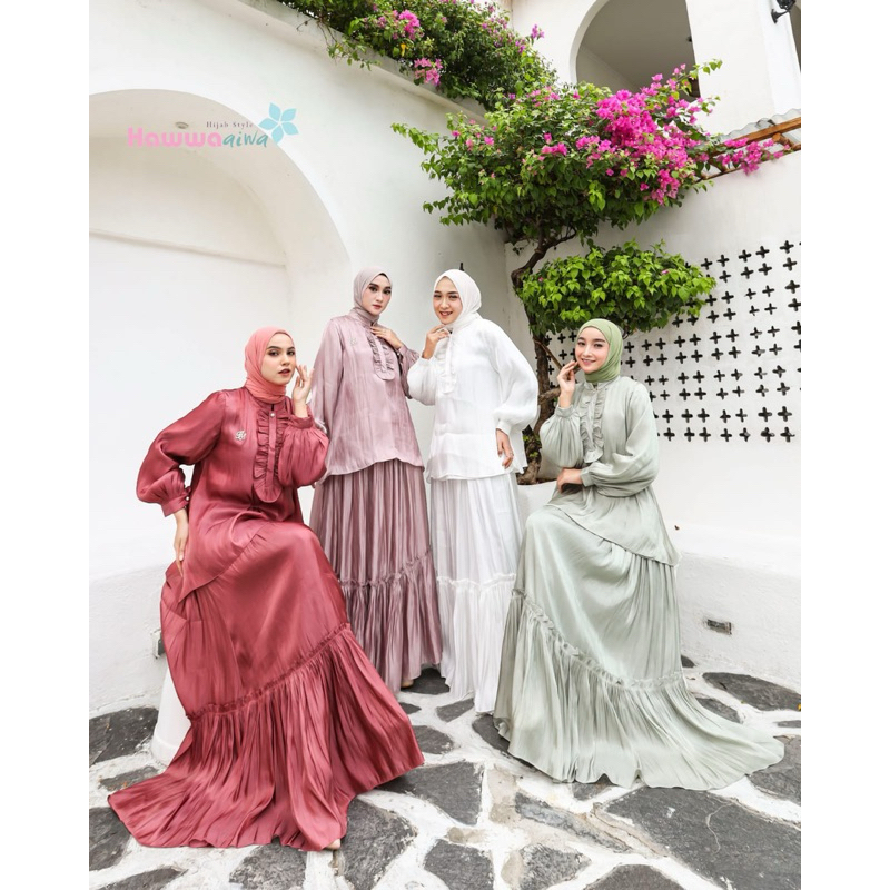 ZARA SET HAWWA AIWA,SHIMMER SET HAWWA AIWA,HAWWA AIWA ORIGINAL