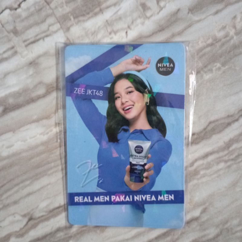 Photocard Zee JKT48 Nivea Men