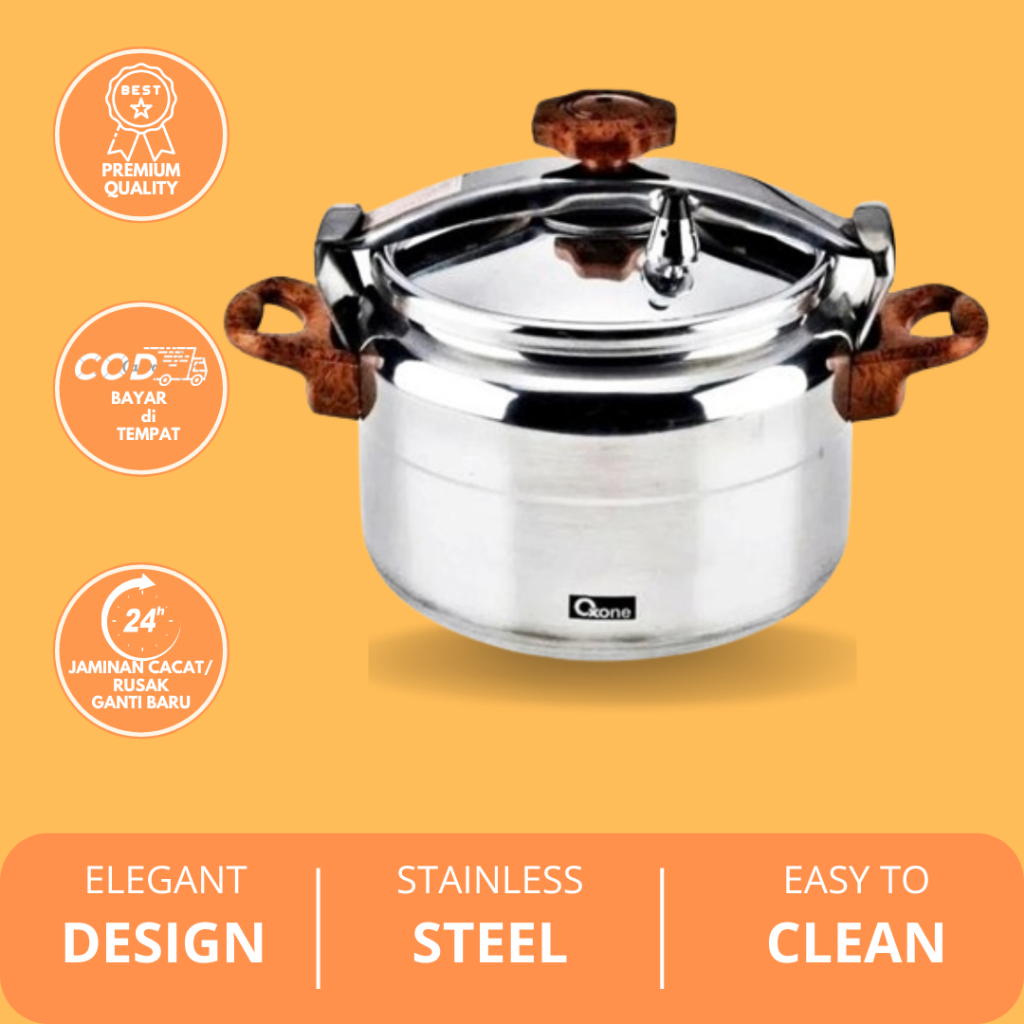 Oxone Panci Presto Stainless Steel 8L / Panci Streamer Panci Kukusan
