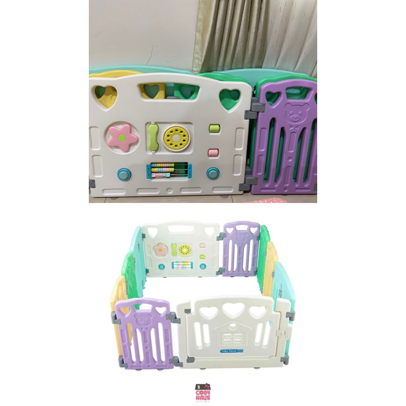 Preloved Coby Haus Bear Baby Fence(6+2+2)