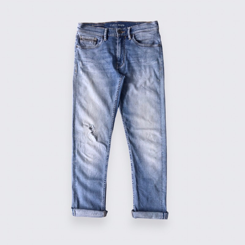 Calvin Klein Premium Italian Stretch Selvedge Jeans