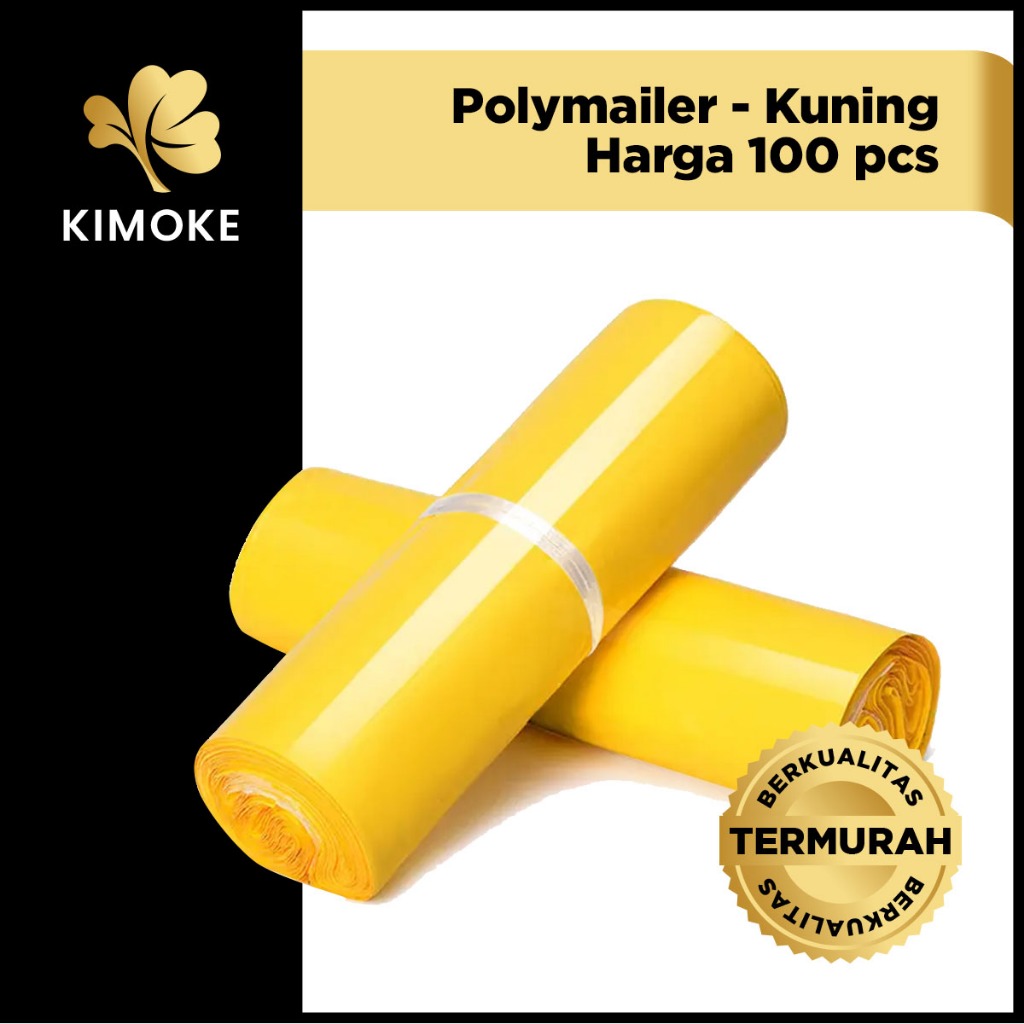 

KIMOKE Plastik Packing Polymailer - 100pcs - Kuning