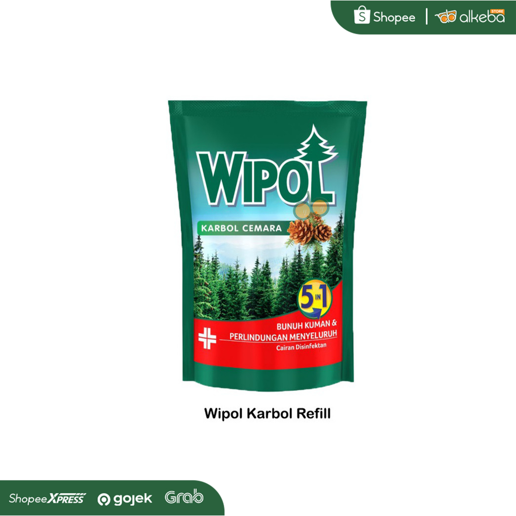 WIPOL Karbol Cemara 750 ML / Wipol Refill