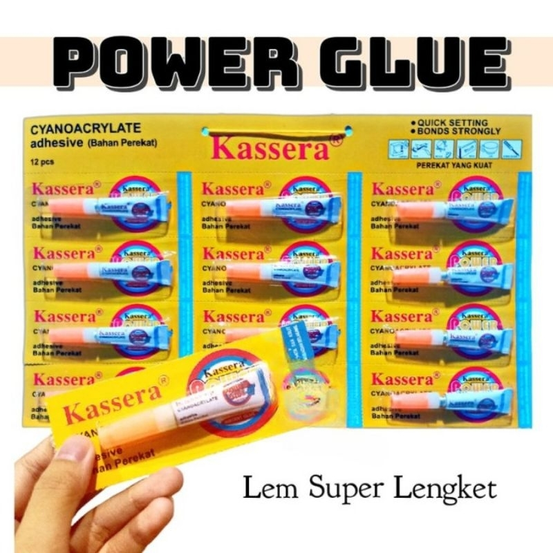 

LEM POWER GLUE/ LEM PEREKAT SUPER KUAT TERMURAHH