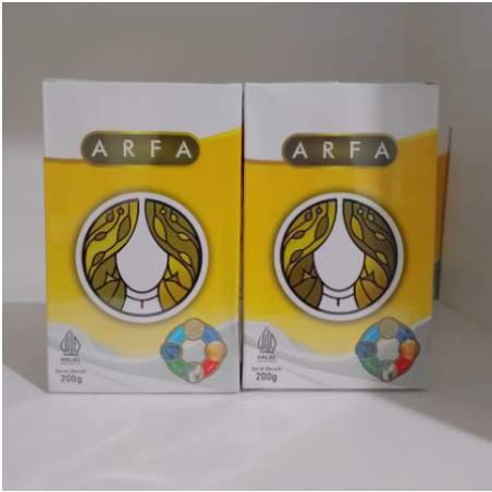 

SUSU COLLAGEN ARFA / SUSU KAMBING ETAWA ARFA SUSU BUBUK 1 BOX ISI 10 SACHET ORIGINAL.