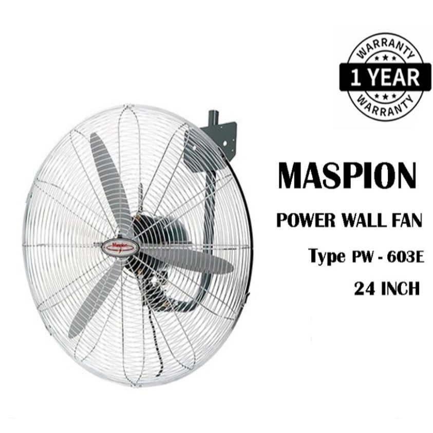 KIPAS ANGIN MASPION PW 603 W / POWER WALL FAN 24 INCH / PW603W