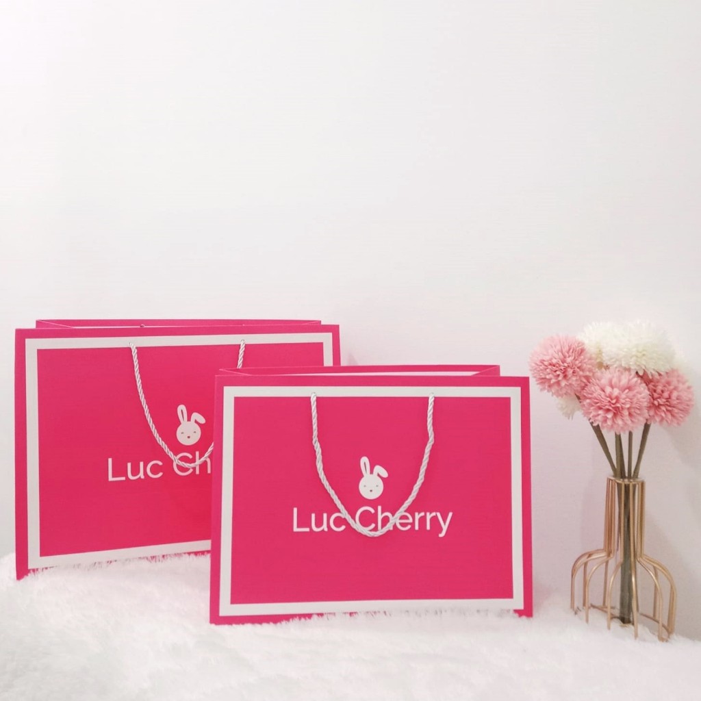 

JK LUCCHERRY TAS BELANJA PAPERBAG GOODIE BAG LCPAPERBAG UK 32