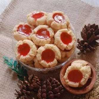 

Thumbprint Cookies 500 dan 250grm kue Kering Kue Toples best seller