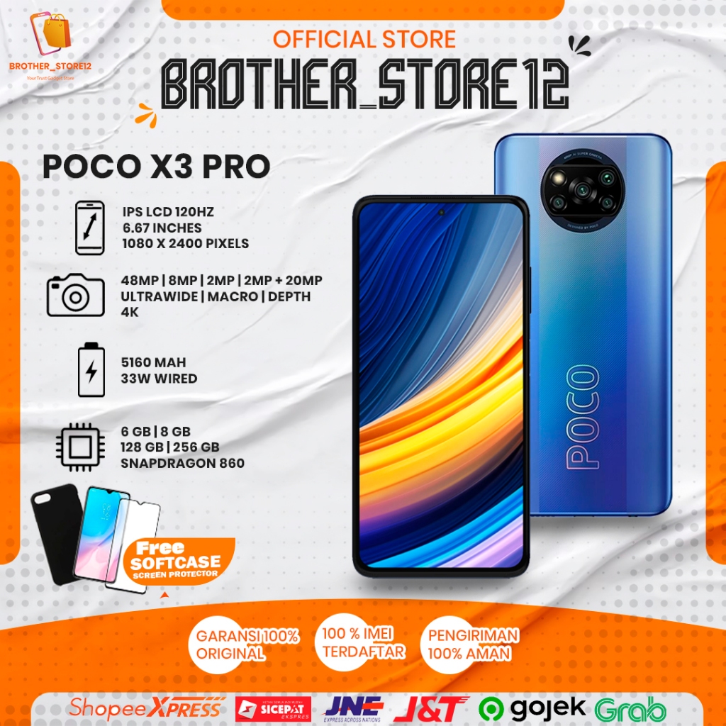 Xiaomi poco x3 pro second original resmi
