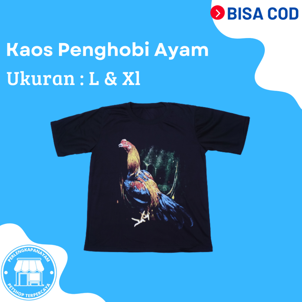 PERLENGKAPAN AYAM - KAOS PENGGEMAR AYAM/KAOS GAMBAR AYAM/KAOS PECINTA AYAM/KAOS POLOS KIRI