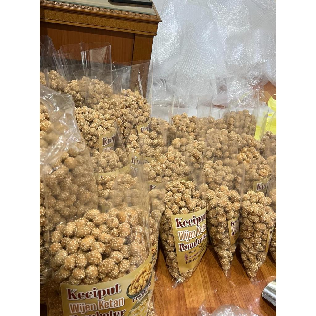 

RB Snack Keciput Wijen Spesial Ketan Asli 250gr / 250 Gram Snack Kue Kering