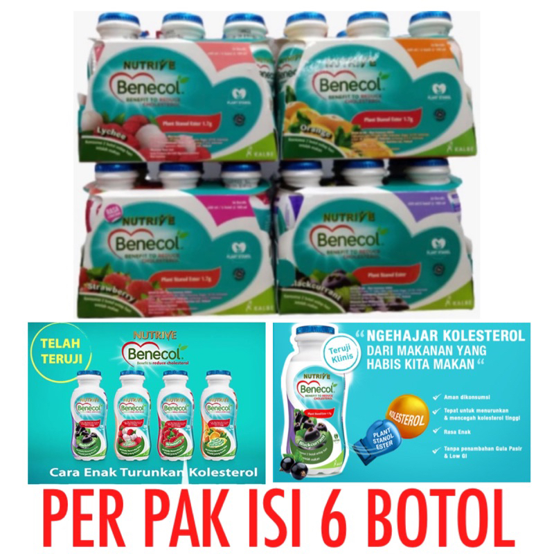 NUTRIVE BENECOL PENURUN KOLESTROL  6BOTOL*