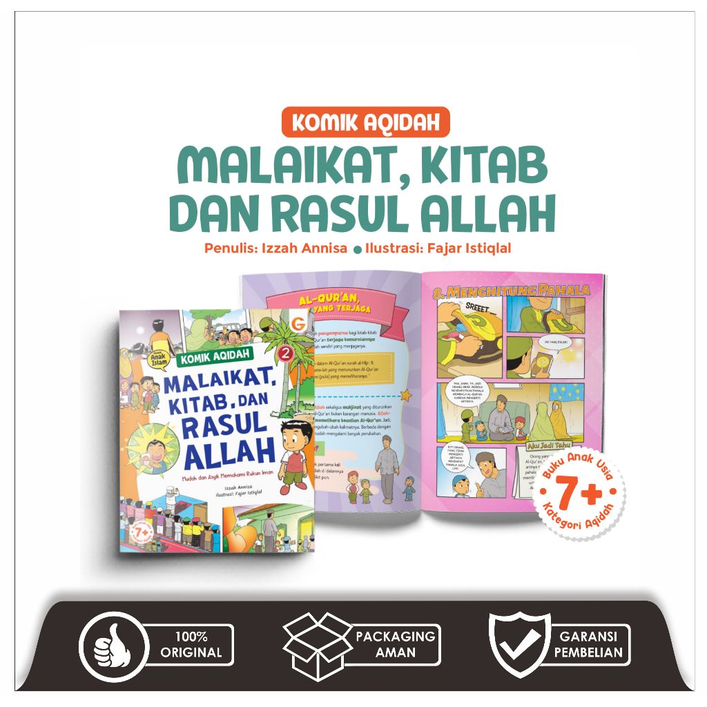 Komik Aqidah : Malaikat, Kitab, dan Rasul Allah