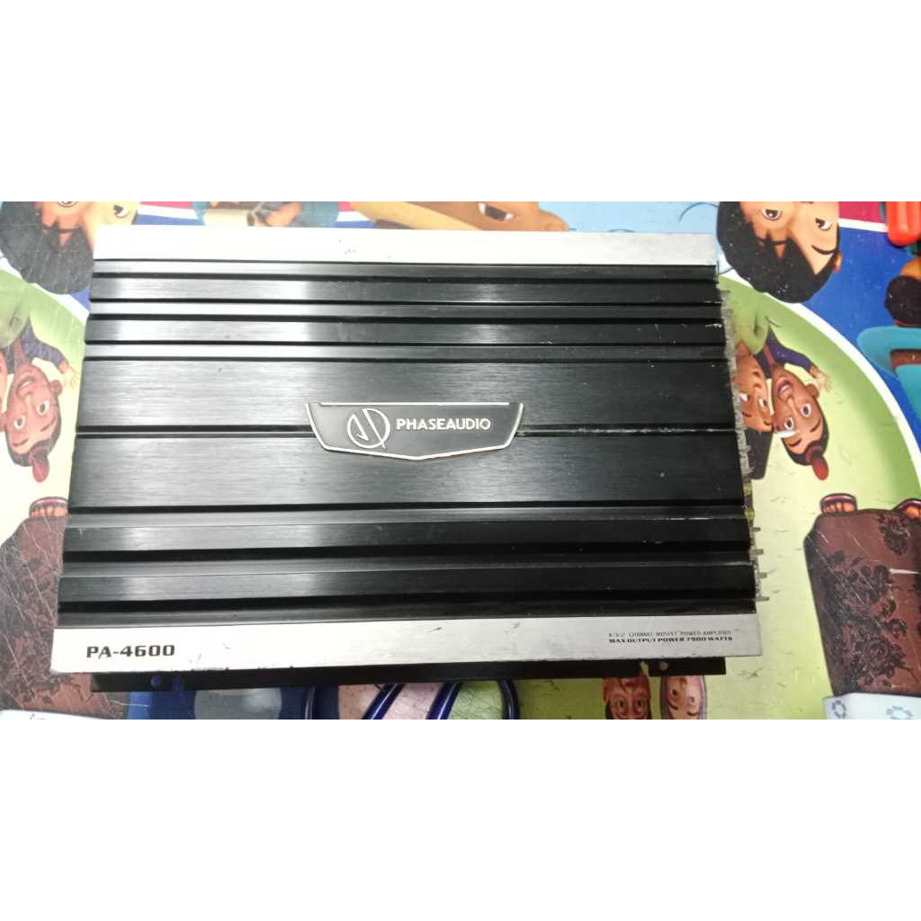 POWER AUDIO MOBIL BEKAS. MERK PHASE AUDIO .4 CHANNEL. NORMAL
