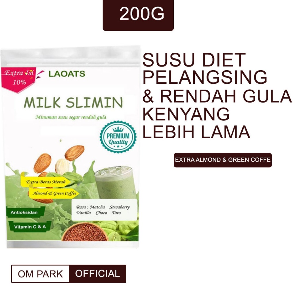 

Penurun Berat Badan Pelangsing Diet Minuman Diet Rendah Lemak Low Fat Milk Fiber Drink Susu Diet Pengganti Makan Laoats (200G)