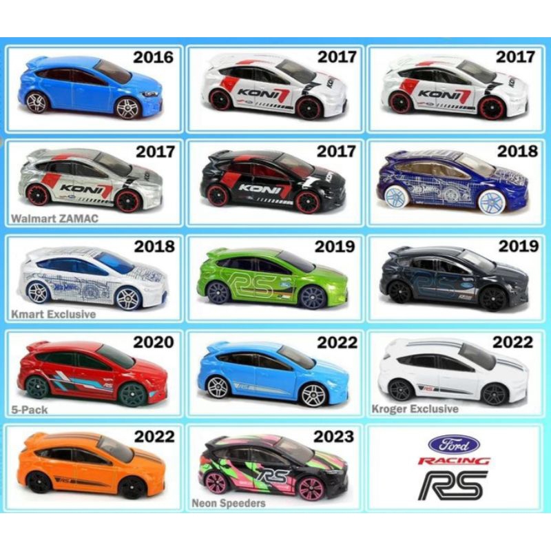 Hot Wheels FORD FOCUS RS