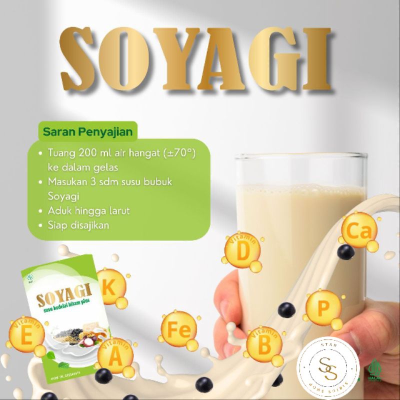 

SOYAGI Susu Kedelai Hitam Plus Herbal