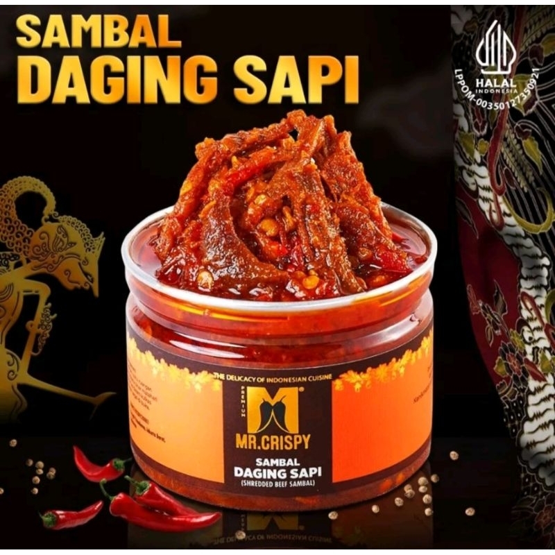 

SAMBAL DAGING SAPI MR.CRISPY - HALAL FOOD