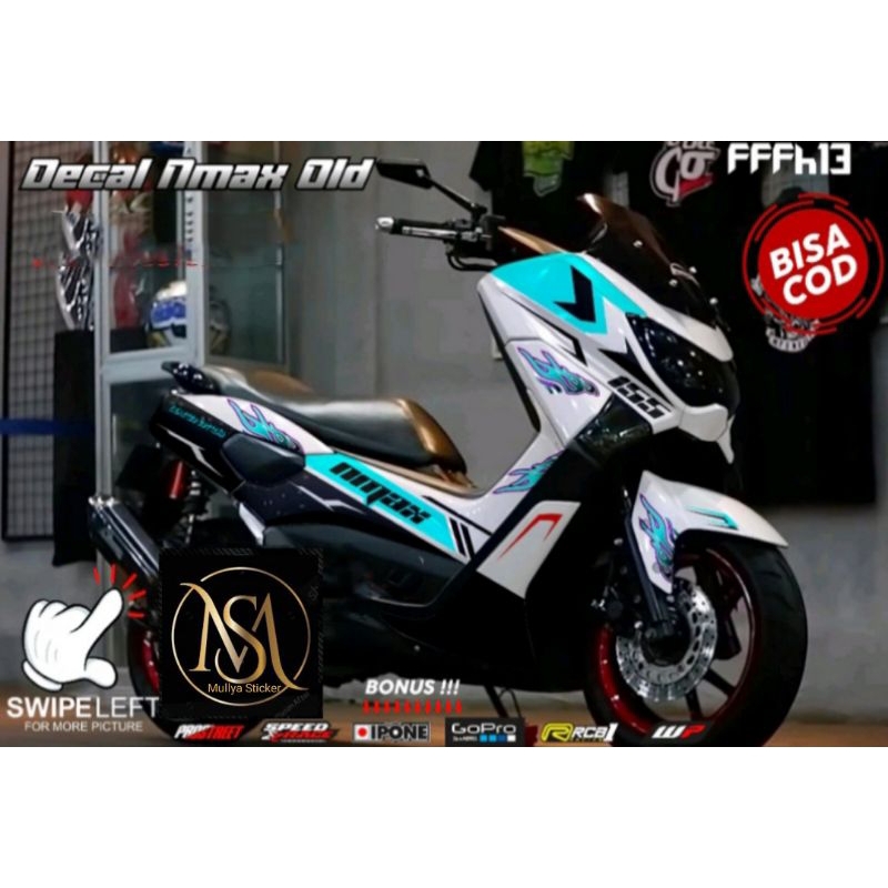 stiker decal nmax old 2019 full body variasi motif terbaru