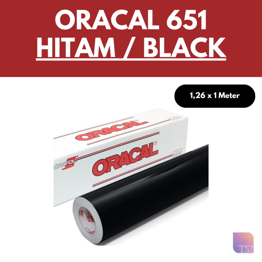 

Sticker Oracal Hitam 651 7 Black Glossy Matte Doff 1 Meter Vinyl Cutting Sticker Skotlet KODE F9R4