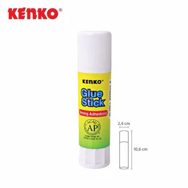 

Glue Stick Lem Stick Kenko 25gr 1pak12pcs KODE V6H3