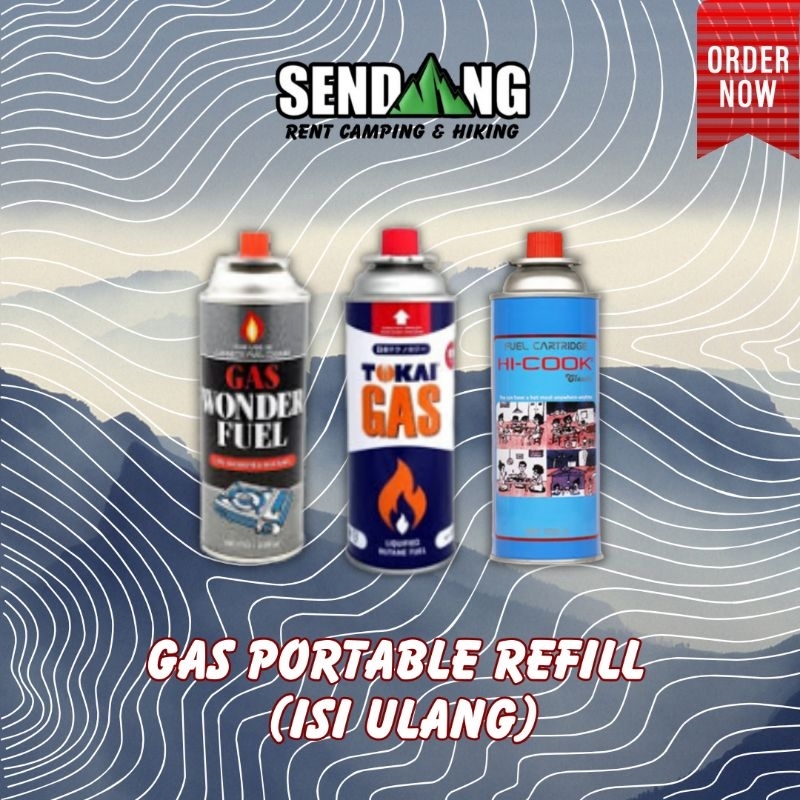 [BISA COD] Gas Portable / Gas Masak / Kompor Portable / Kompor Mini / Gas Camping / Camping / Outdoo