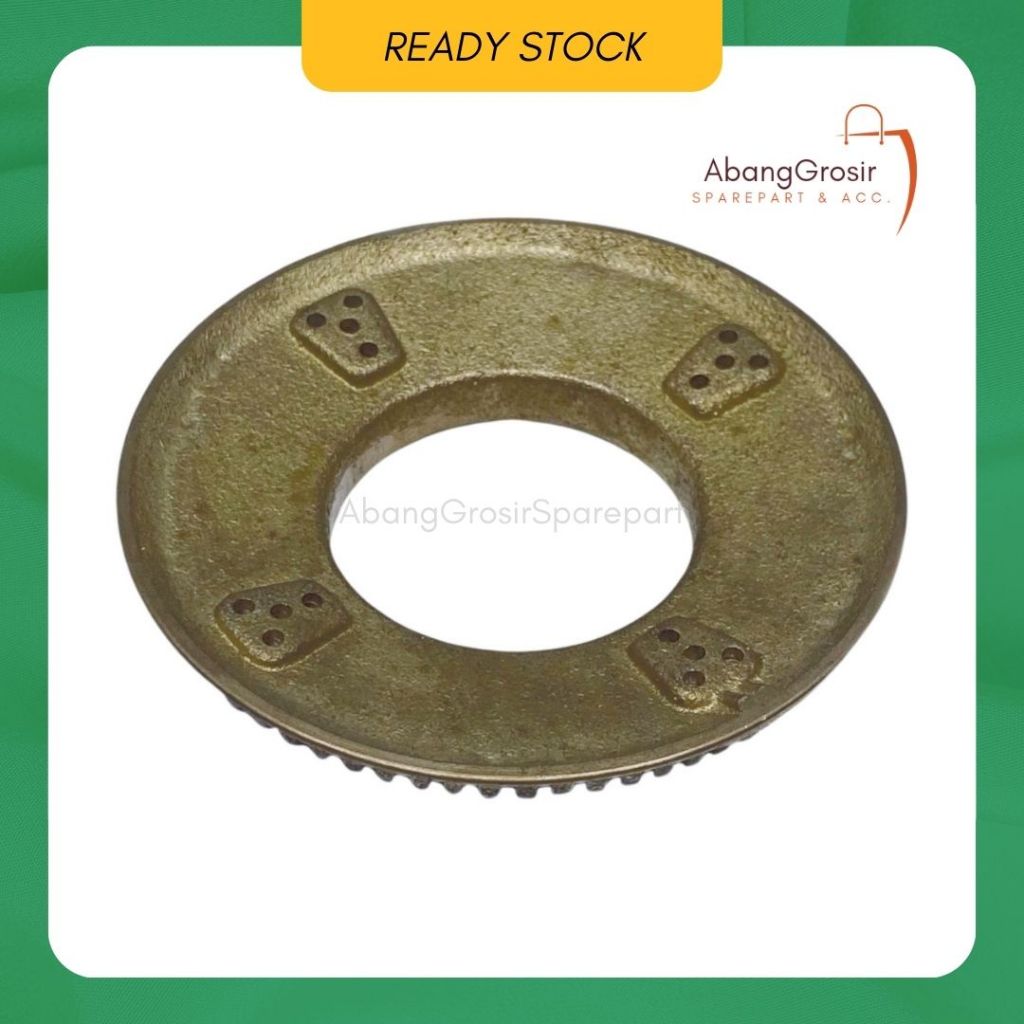 Burner Model Kompor Gas Rinnai BESAR Lama BLONG - Sparepart Kuningan Tungku Api Kompor Rinai