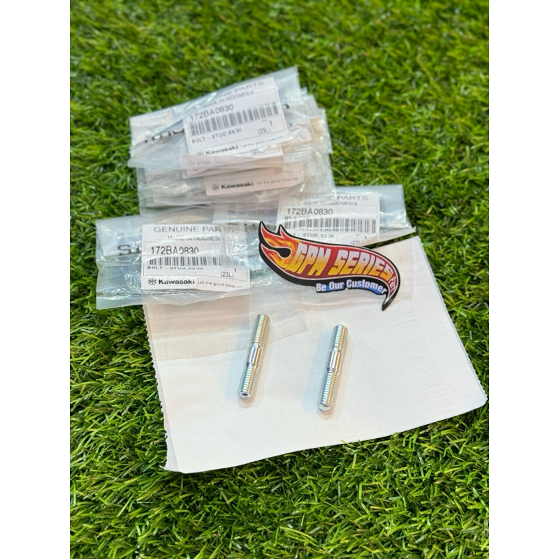 STUD SCREW BAUT TANAM HEAD KOP DEKSEL BLOK BORING KODE 172BA-0830 untuk blok / kop 1827 1855 1878 NI
