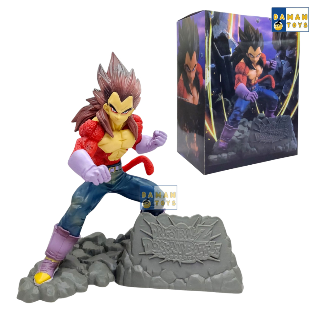 Action Figure Dragon Ball Z Vegeta Super Saiyan 4 Dokkan Battle Figur Pajangan Koleksi