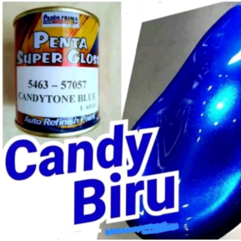 Cat Candytone Blue Penta Super Gloss 5463-57057 Candy Biru
