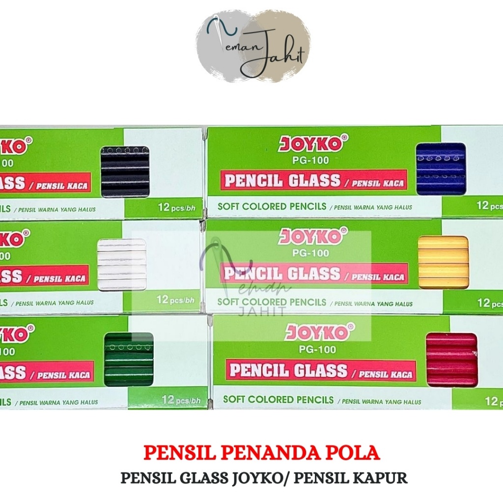 Pensil Kaca Joyko Lusinan /Pensil Dermatograph / Pensil Kapur Joyko / Pencil Glass Joyko