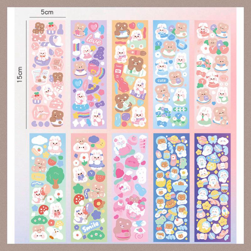 

Stiker Bling Buat Dekor DIY Kartu Kpop Idol