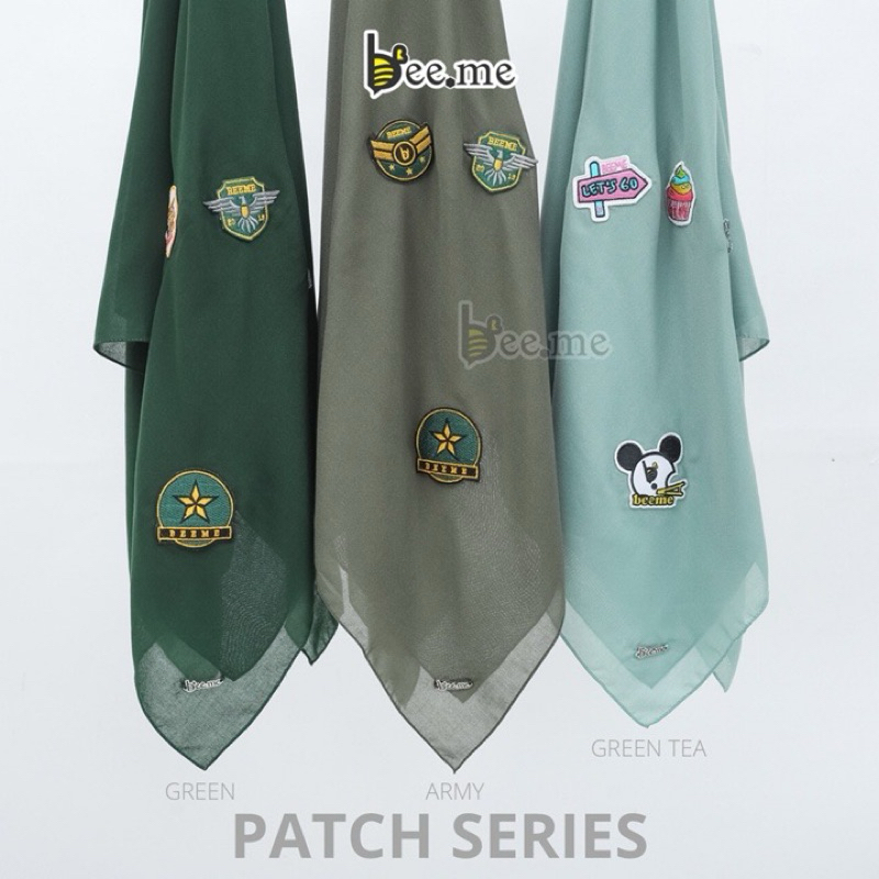 Beeme scarves - Hijab segi empat pacth series original beeme scarves
