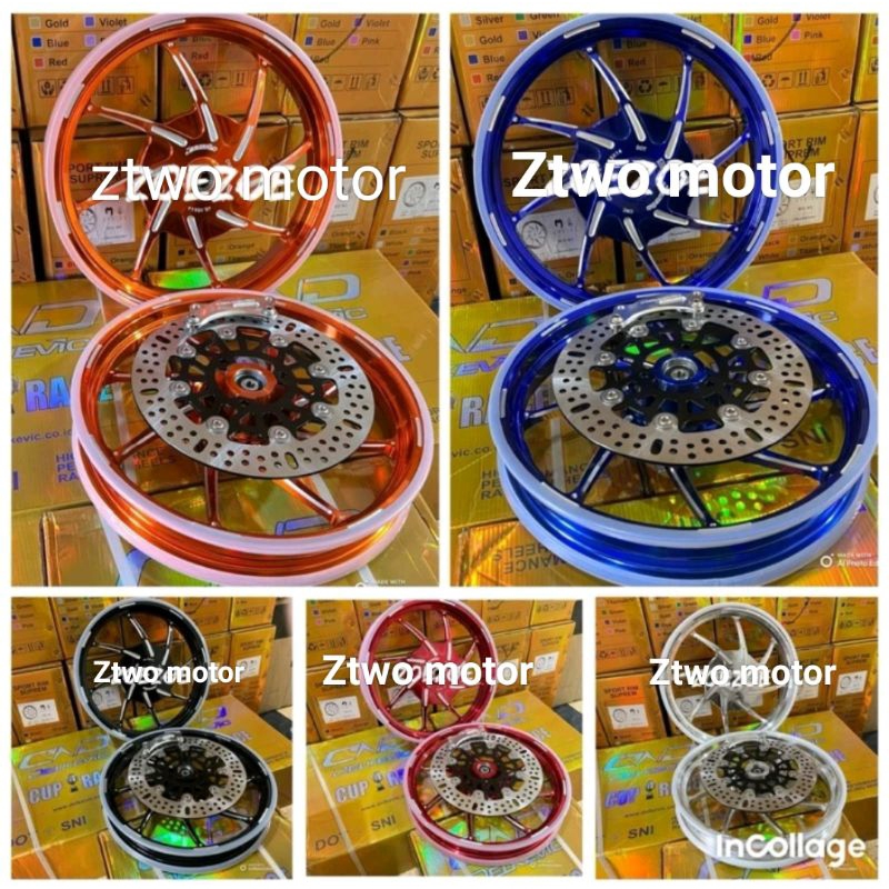 VELG RACING M8 RING 14 MIO M3 FINO 125 SOUL GT 125 MIO 125 Xeon 125 DELKEVIC ORI