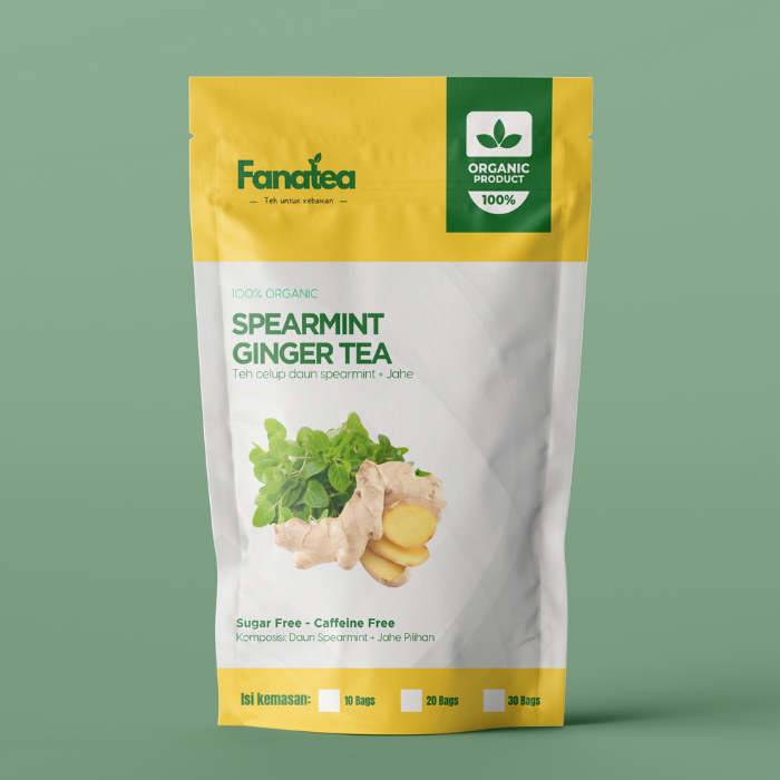 

Spearmint ginger tea - Teh Spearmint + Jahe Isi 20 / 30 - Fanatea