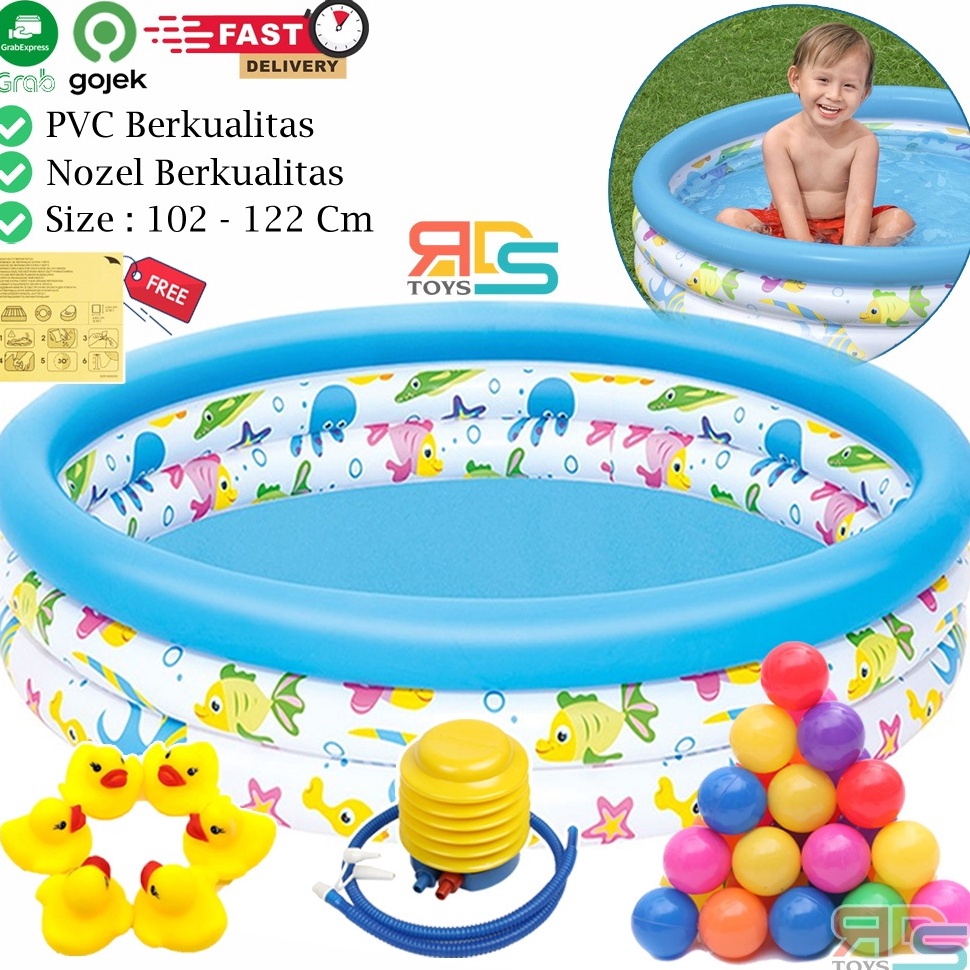 MURAH MERIAH Bestway Kolam Renang Anak Murah Mandi Bola 518519 Paket Lengkap