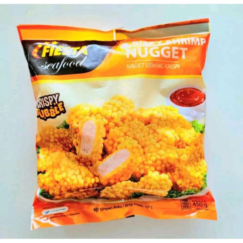 

Fiesta Seafood Crispy Shrimp Nugget Bubble Crumb 450gr