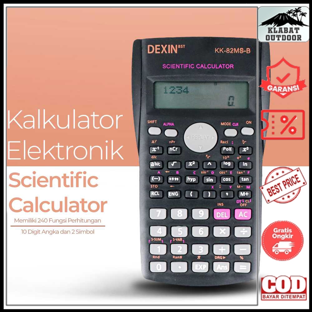 

DEXIN Kalkulator Elektronik Scientific Calculator - KK-82MS-B