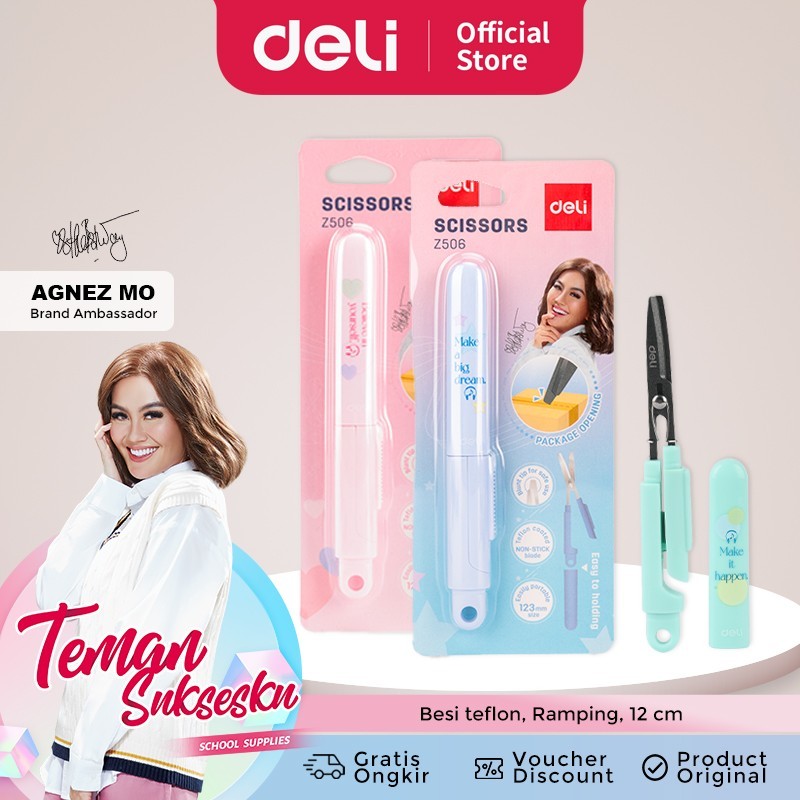 

Gunting Deli CZ506 Scissors Portable (AGNEZ MO)