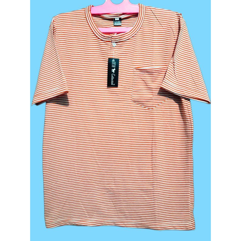 kaos salur kecil bahan katun