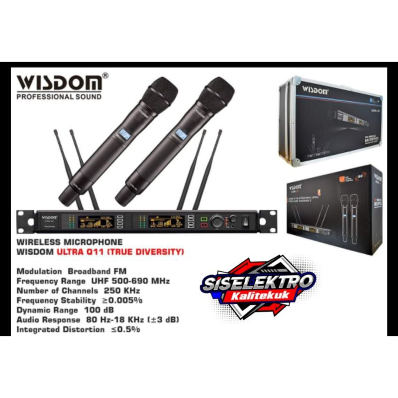 Microphone Mic wireless Wisdom Ultra Q11