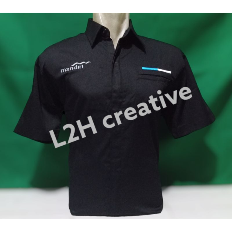 baju seragam Bank mandiri kemeja seragam bank mandiri