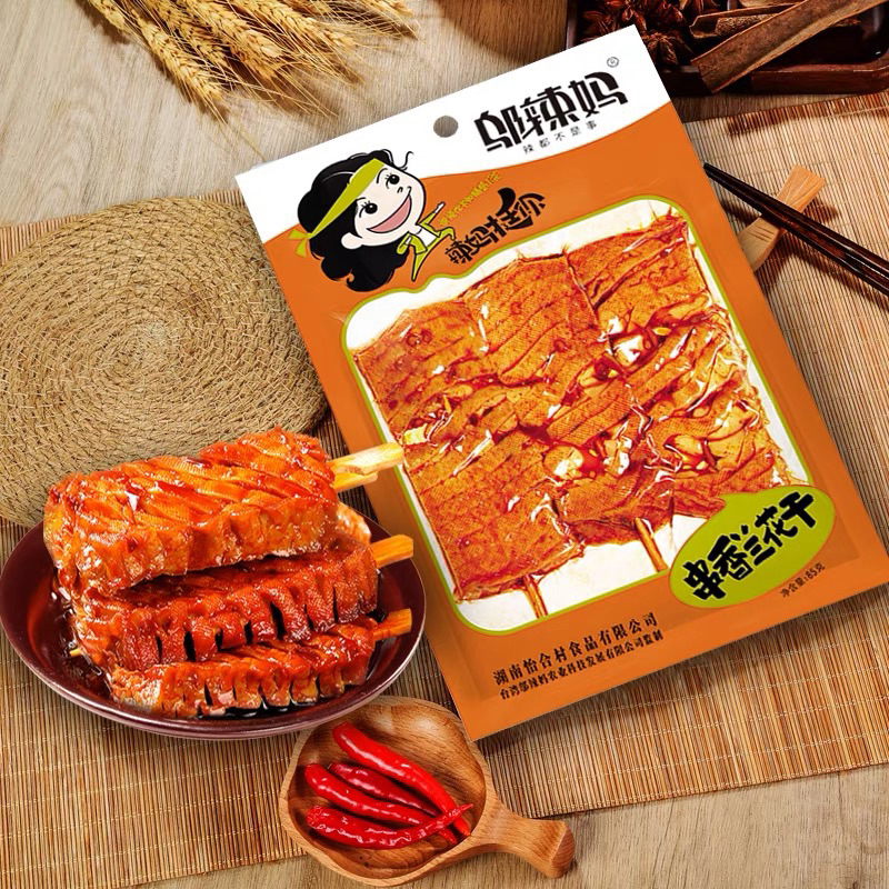 

[HALAL][100g] WULAMA Latiao/Gemilan snack VIRAL/ vegetarian/la tiao/LATIAO/Snack Latiao Wulama Strip Kembang Tahu